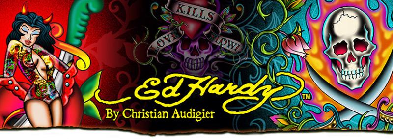 Ed Hardy which provides instructions on how to make customised tattoo