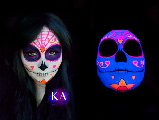 black_light_sugar_skull_with_tutorial_by_katiealves-d7zmymv